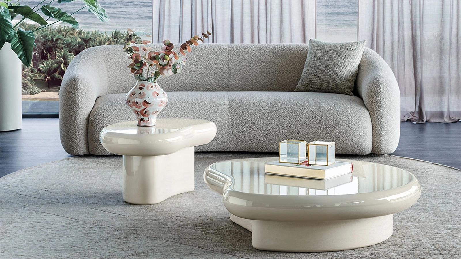 Cattelan Italia'dan seramik Matera sehpalari