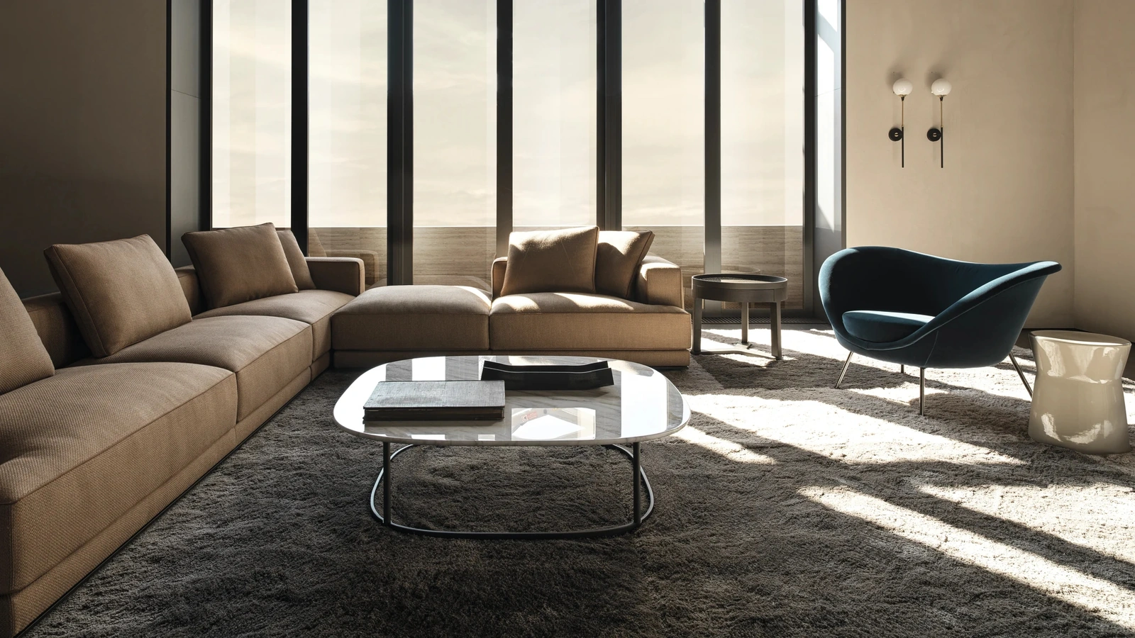 Molteni & C Regent Mermer Sehpa