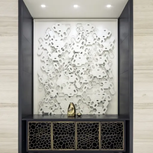 Reggiani markasının Mood Pro Wall Washer Square Flush gömme lambası.
