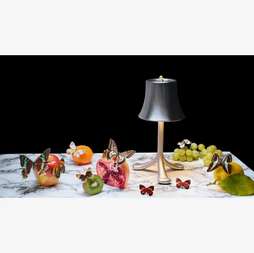 Artemide'nin Trois Rois masa lambası.