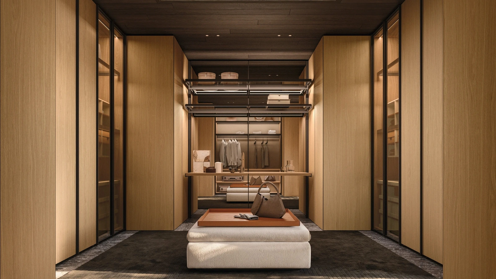 Molteni & C Rovere Gliss Master Giyinme Odası