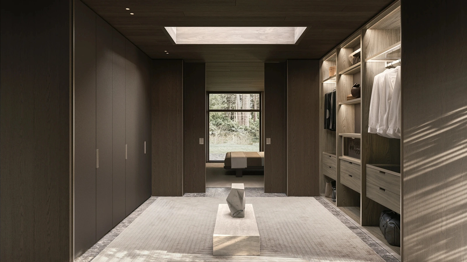 Molteni & C Rovere Gliss Master Giyinme Dolabı