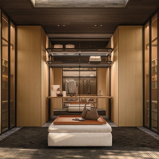 Molteni & C Rovere Gliss Master Giyinme Odası