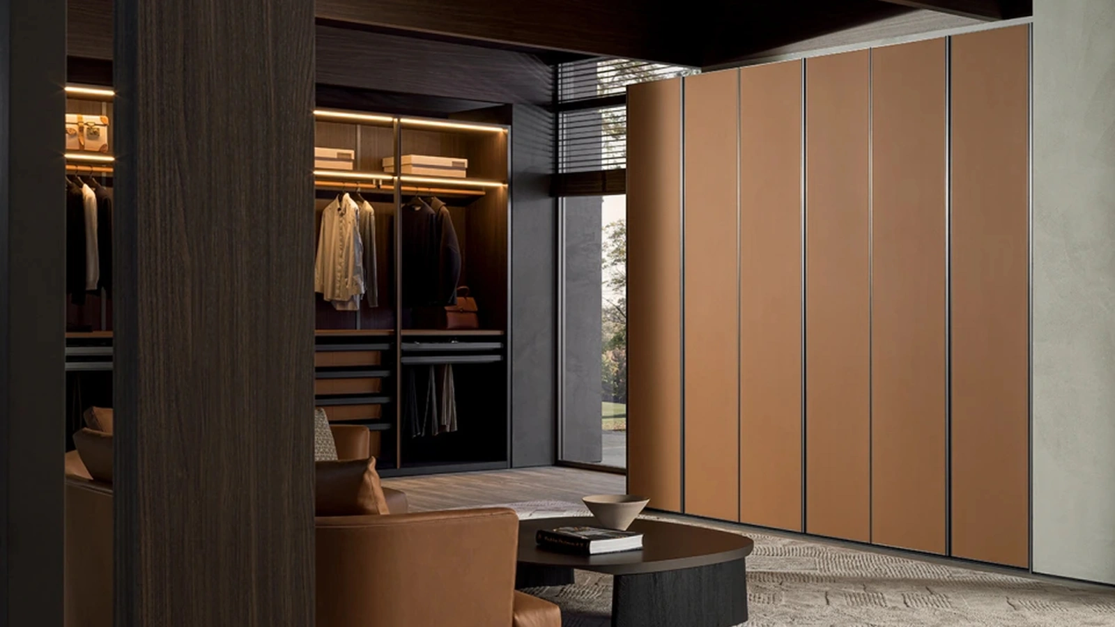 Molteni & C Gliss Master - Smooth Door Kanatlı Dolap