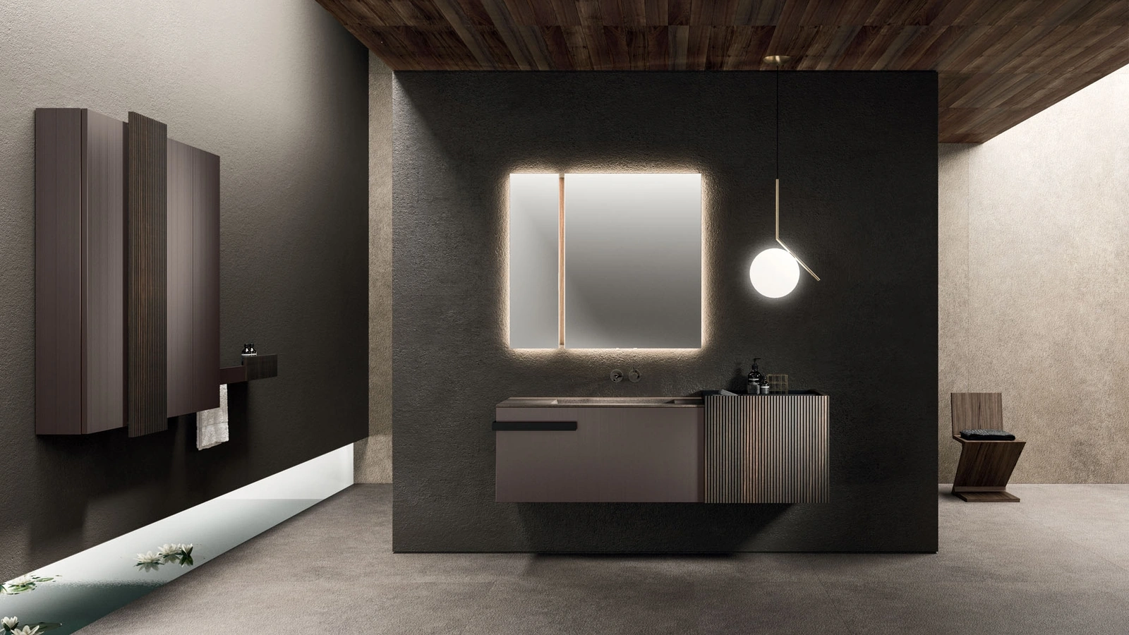Arrital Lympha 01 Duvar Üstü Banyo Dolabı