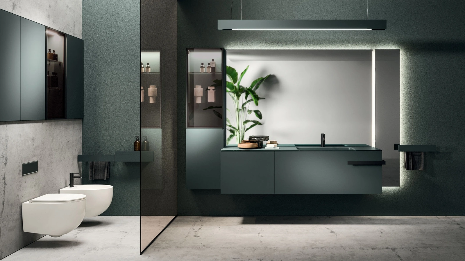 Arrital Lympha 03 Duvar Montajlı Banyo Dolabı