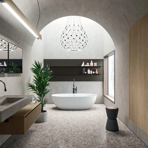 Arrital Rovere di Modo Project 05 askılı banyo mobilyası