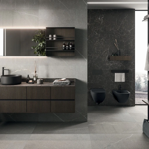 Arrital Rovere Cacao 09 Modo Project askılı banyo mobilyası
