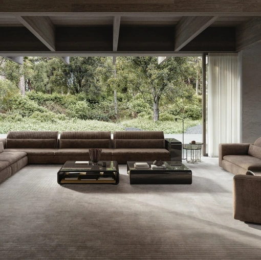 Molteni & C Julian kumaş döşemeli salon