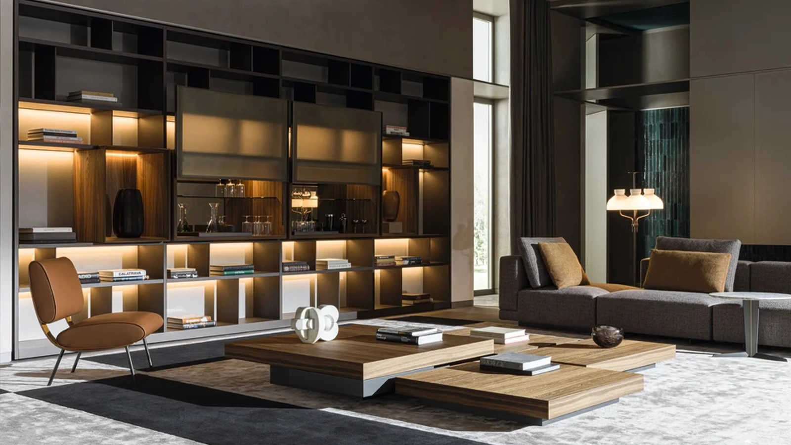 Molteni & C 505 UP SYSTEM 06 Kitaplık
