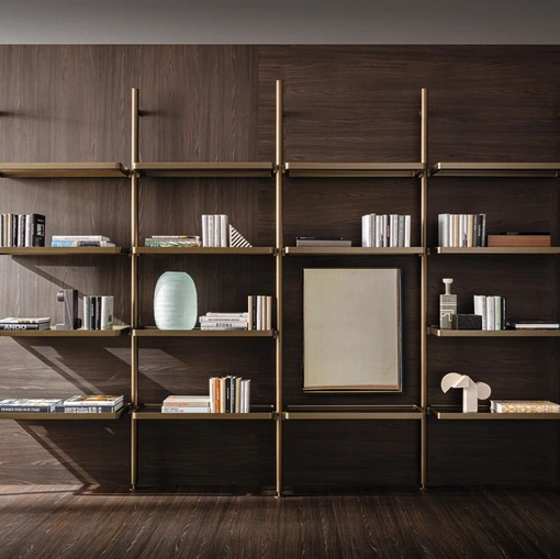 Molteni & C alüminyum Hector kitaplık