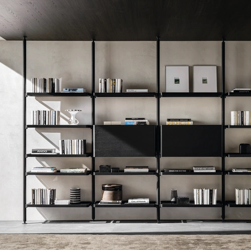Molteni & C ahşap Hector kitaplık