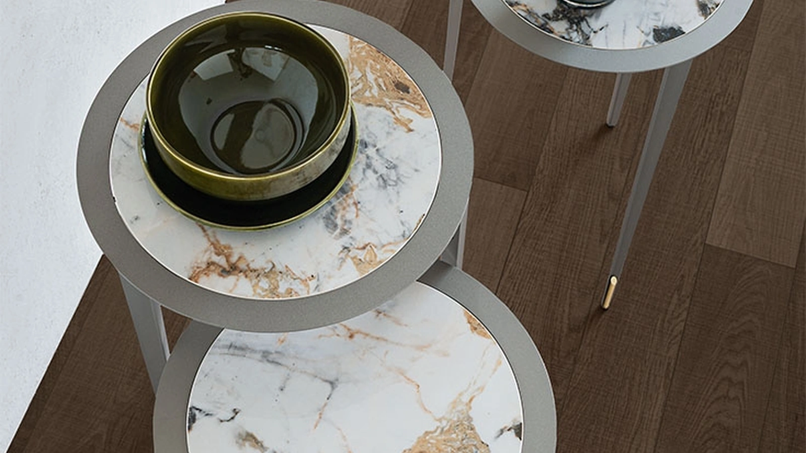 Cattelan Italia'nın Brio Keramik çok katlı modern konsol