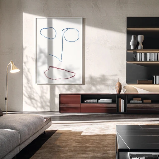 Molteni & C Pass Word Evolution 08 Donanmış Duvar