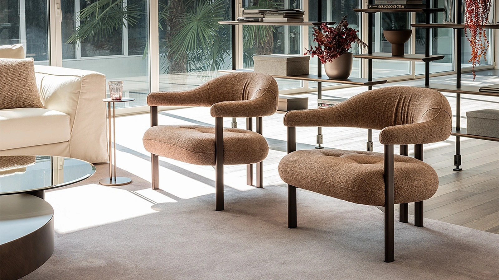Cattelan Italia Greta Lounge kumaş koltuk