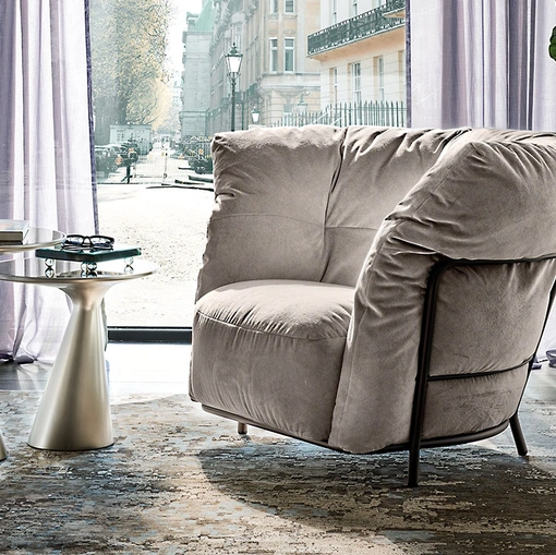 Cattelan Italia'nın kumaş Margaret koltuğu