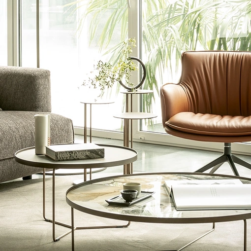 Cattelan Italia Rhonda Lounge deri koltuk