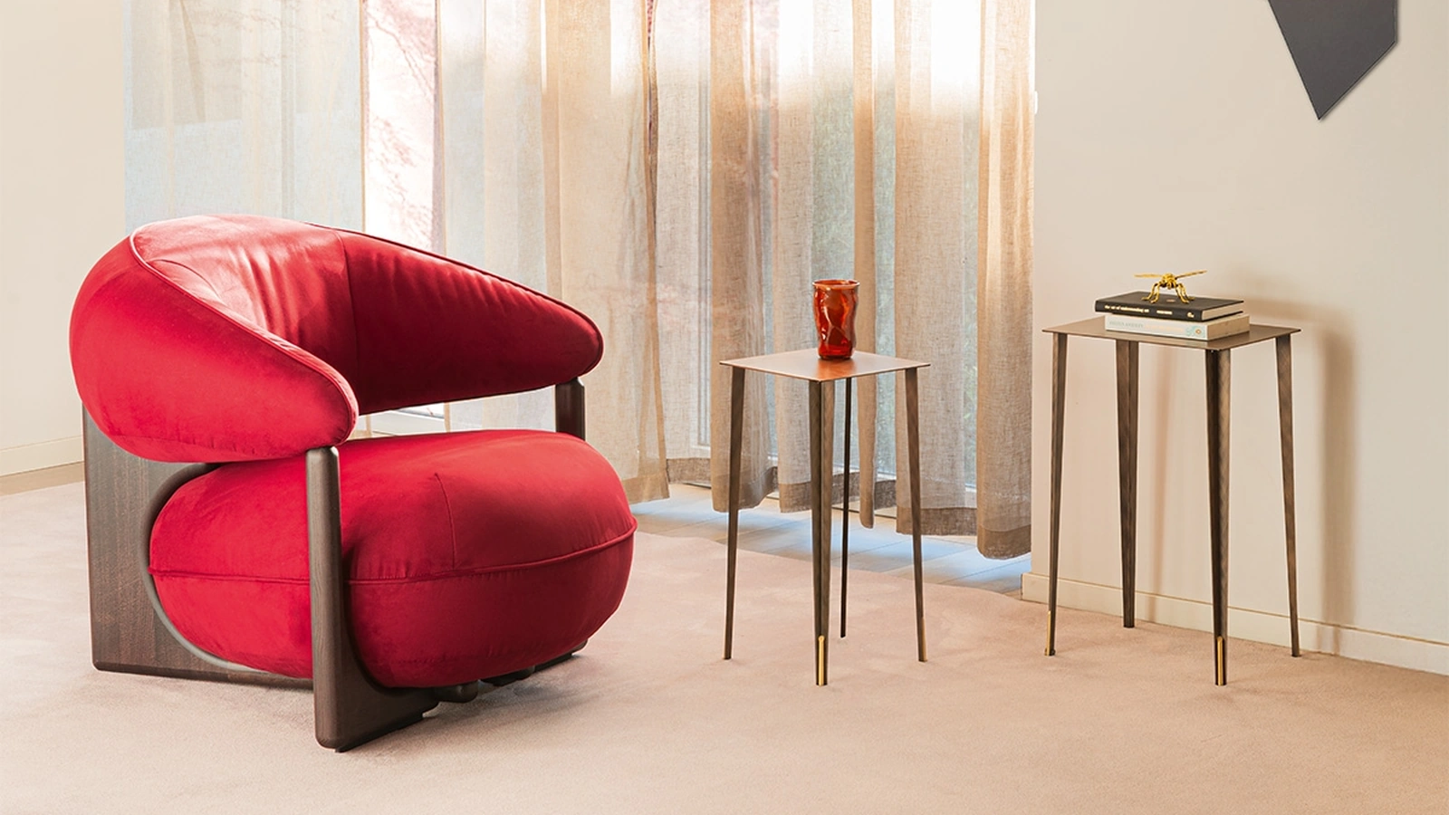 Cattelan Italia Ruby Lounge deri koltuk