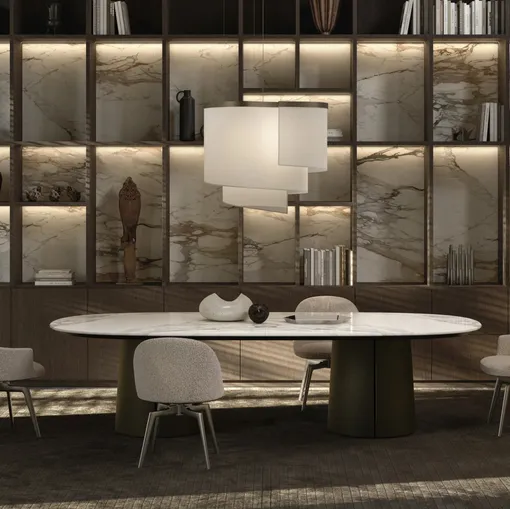 Molteni & C Atelia döşemeli sandalye