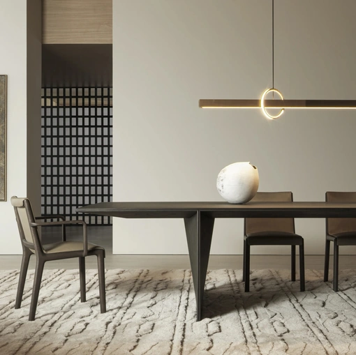 Molteni & C Janet deri sandalye