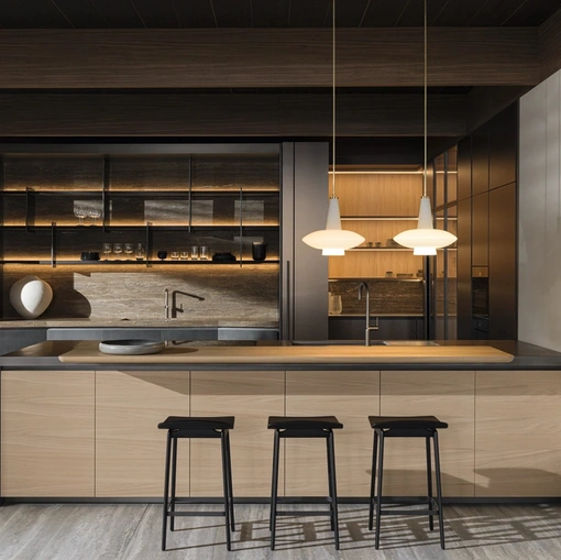 Molteni & C Woody ahşap tabure