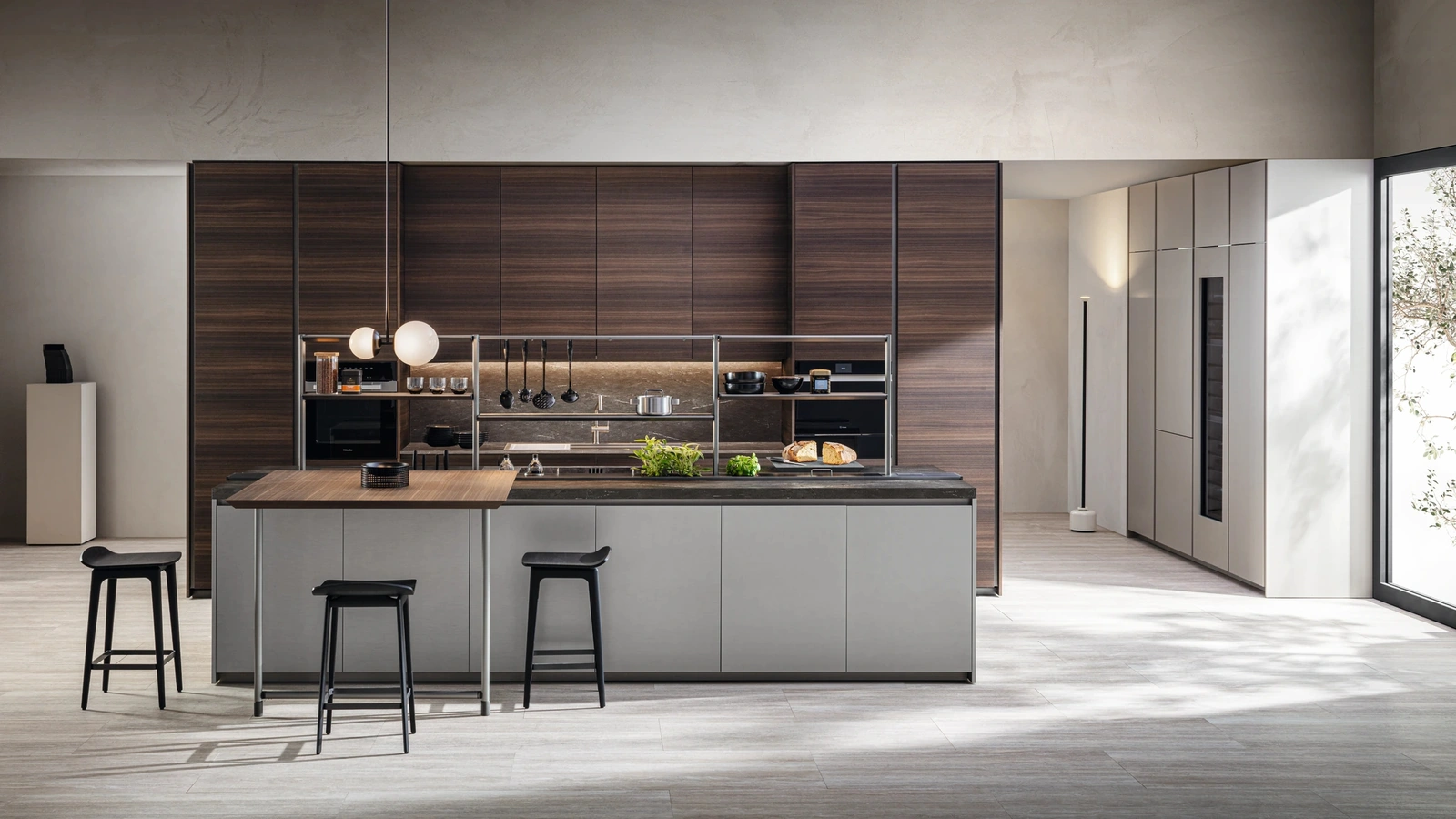 Molteni & C Woody ahşap tabure