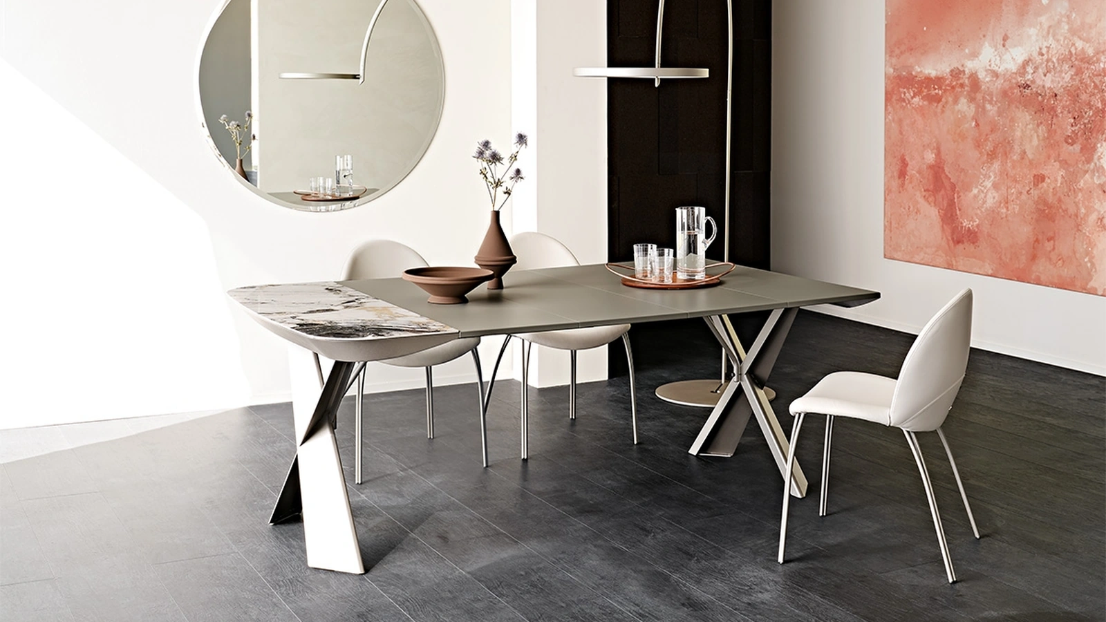 Cattelan Italia Terminal Keramik Drive Uzatılabilir Konsol Masası