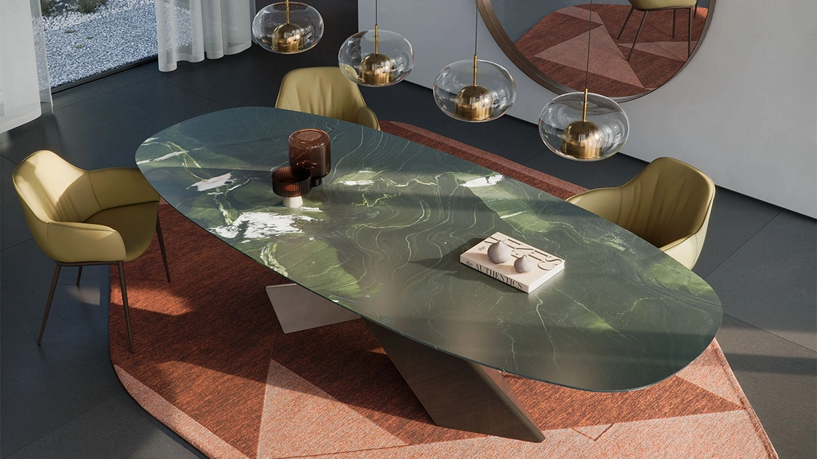 Cattelan Italia Tyron Mermer Masa