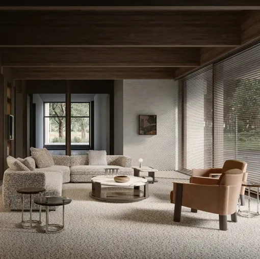 Molteni & C imzalı Jeanne mermer sehpa