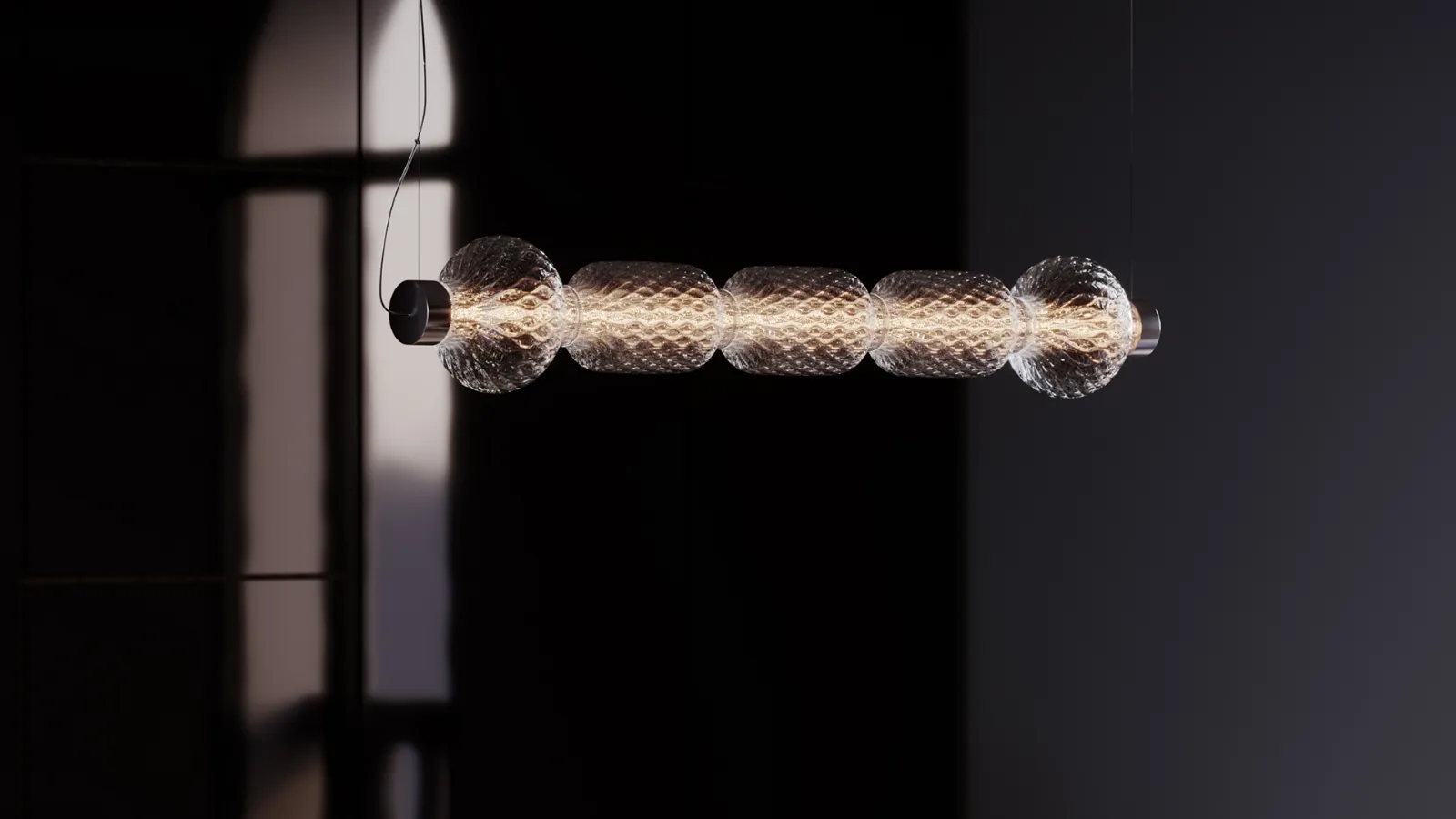 Artemide'in Damıtma asılı lambası.