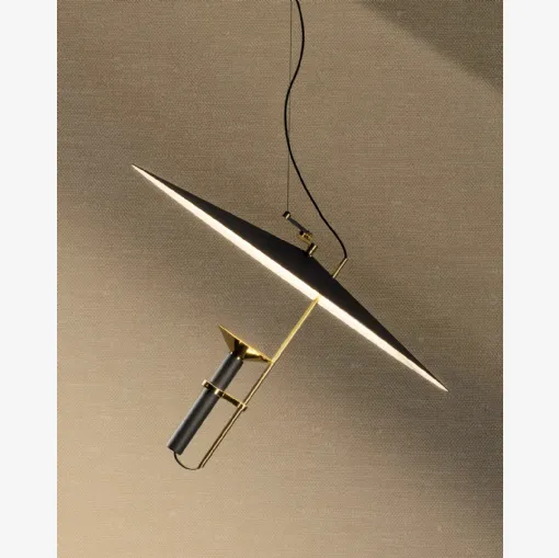 Stilnovo marka alüminyum Luna asma lambası.