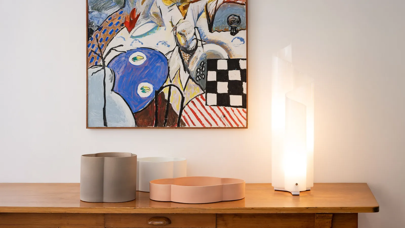 Artemide'nin Mezzachimera masa lambası.