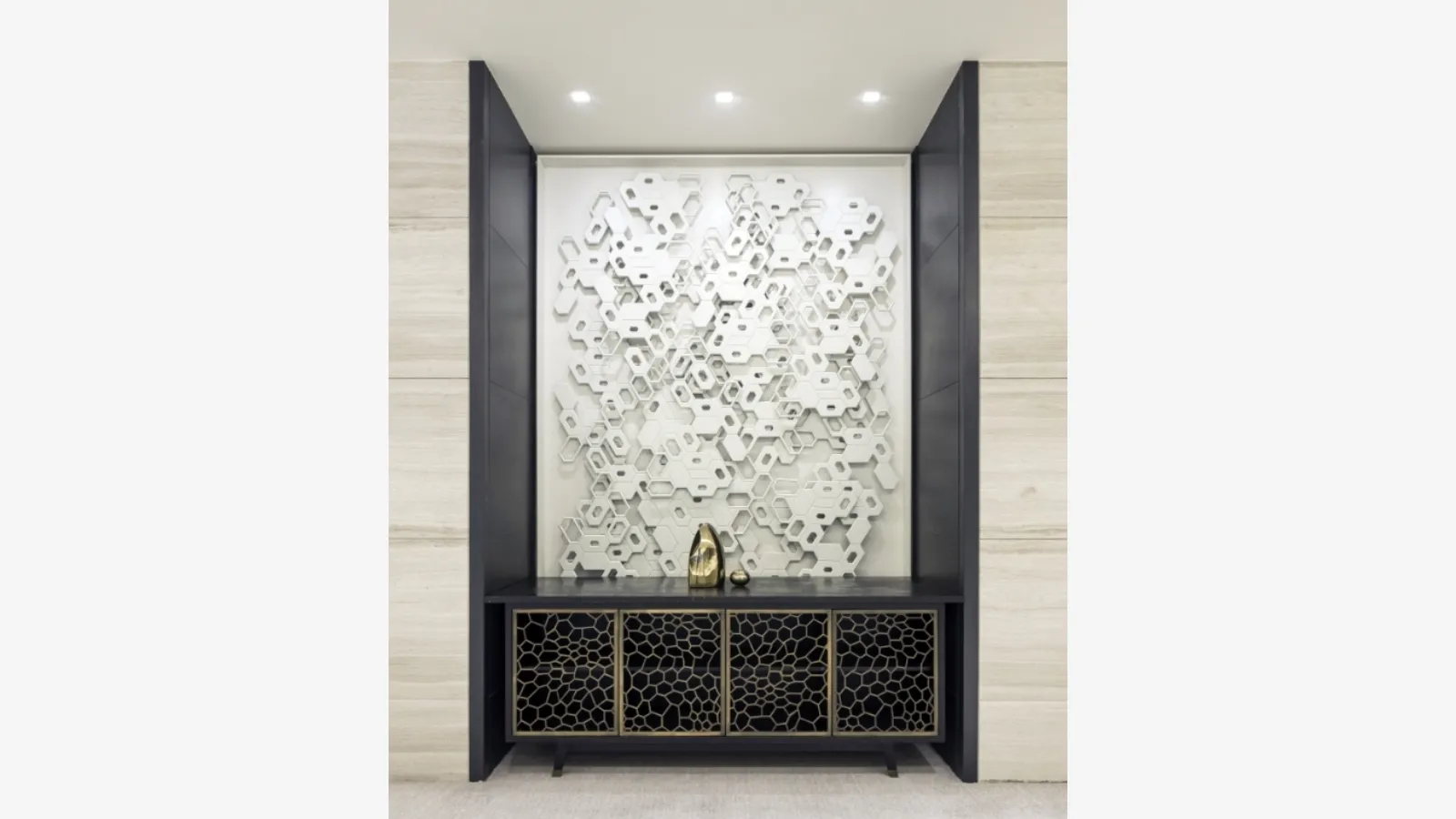 Reggiani markasının Mood Pro Wall Washer Square Flush gömme lambası.