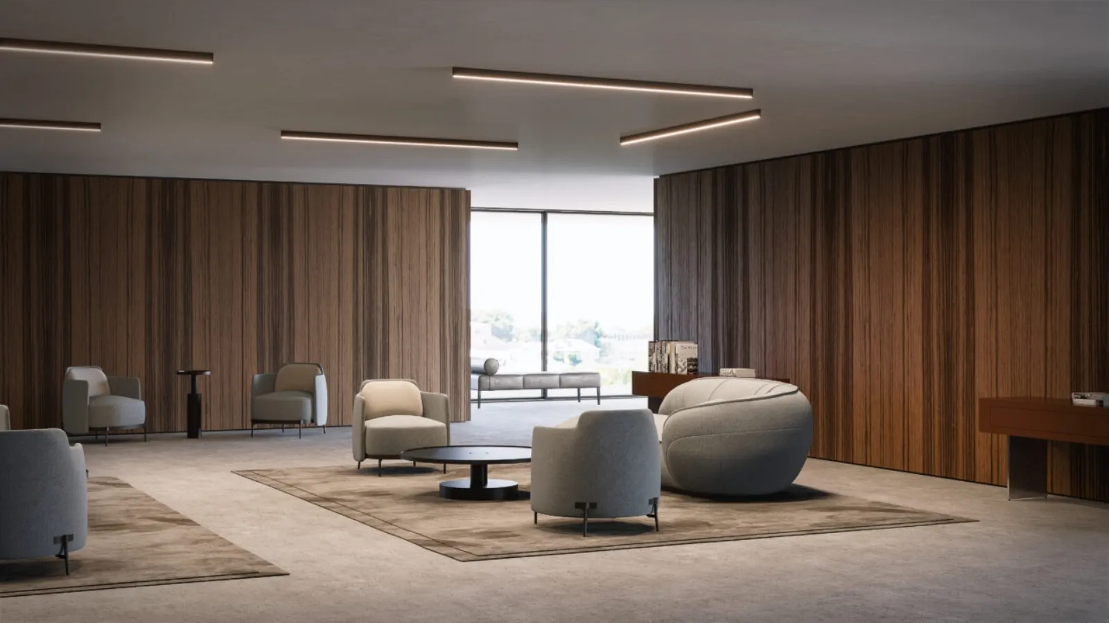 ILTI ışığın Zirkol Linear Tavan Lambası