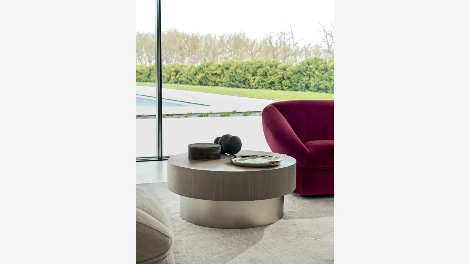 Ditre Italia'nın Babel ahşap sehpa.