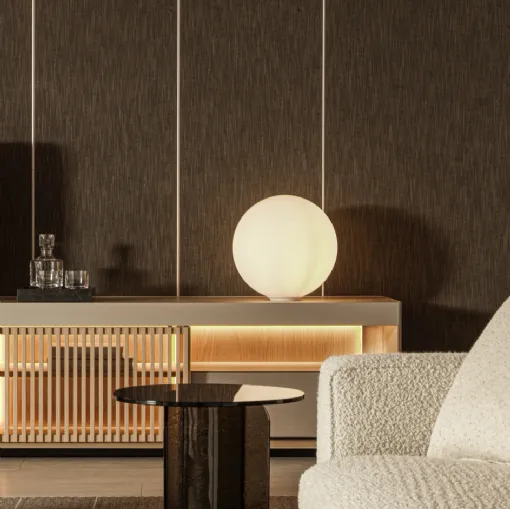 Molteni & C markalı cam masa Fleur