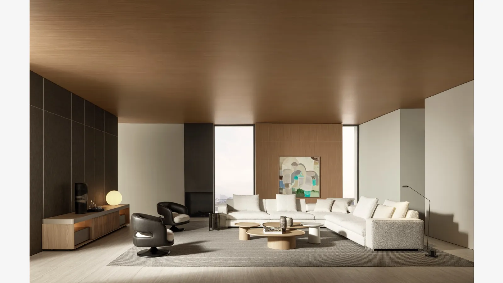 Molteni & C'nin Louisa ahşap