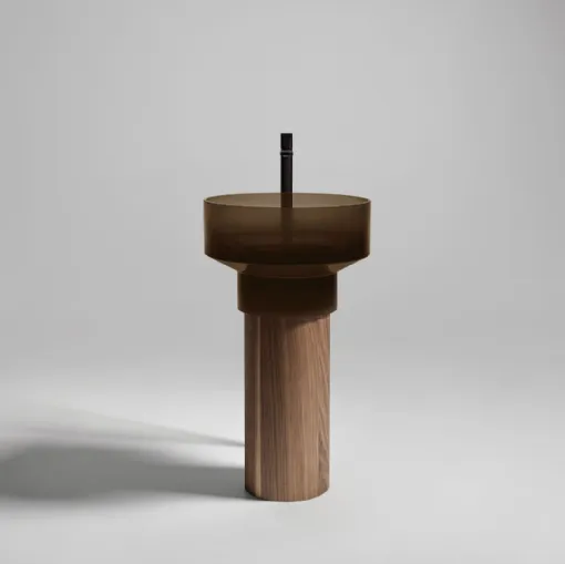 Antoniolupi'nin cam ve ahşaptan Borghi sütunu