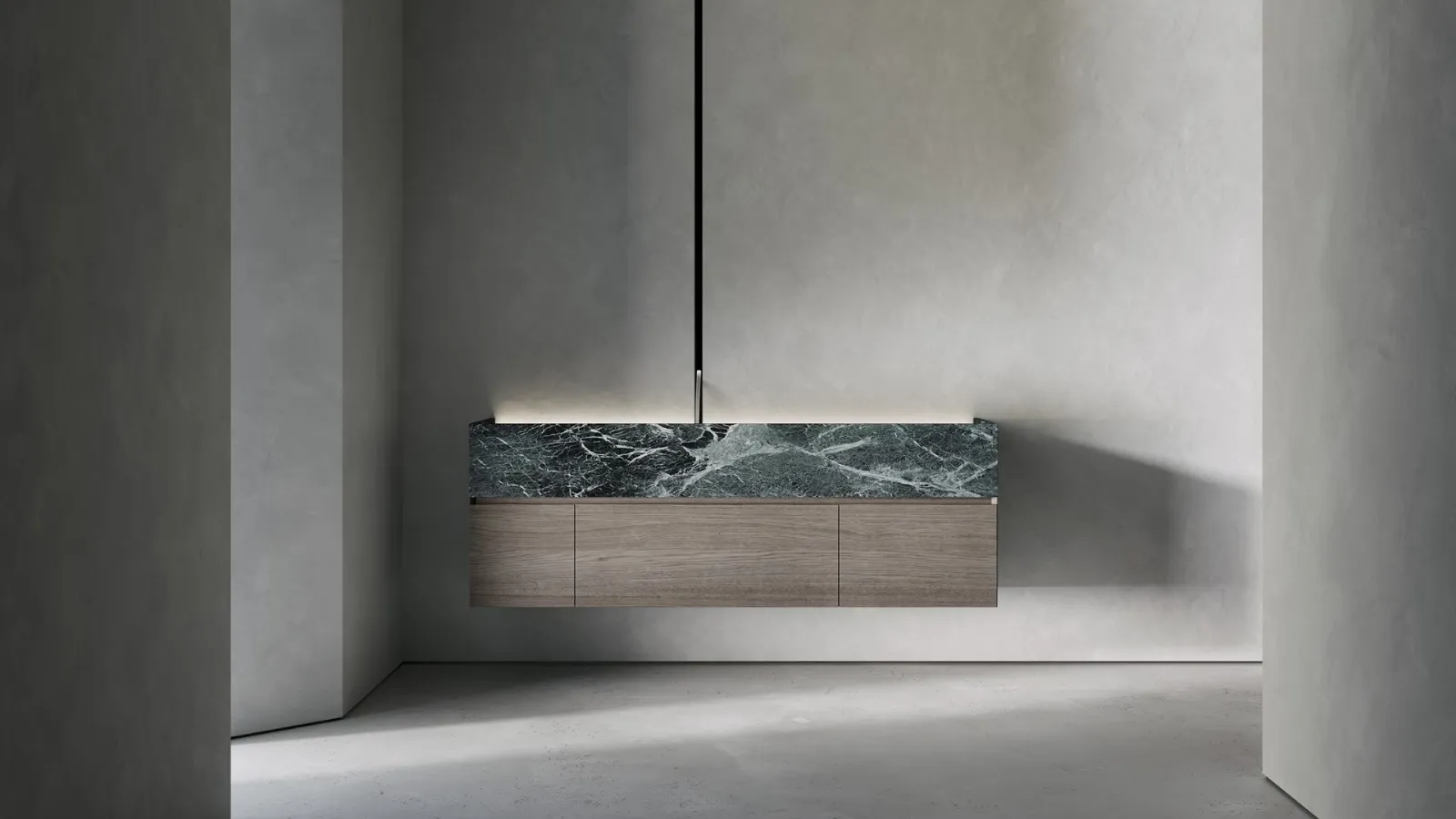 Antoniolupi'nin Linedacqua asılı banyo