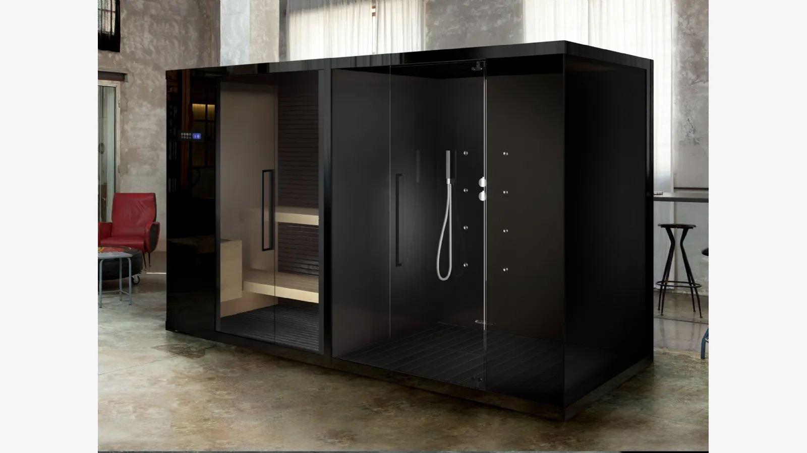 Banyo Sauna + Hamam Mobil Nirvana Combi 1 by Megius