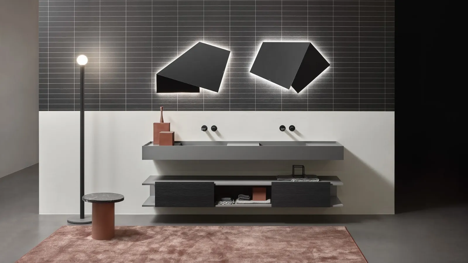 Antonio Lupi'nin Street_Light ahşap banyo mob