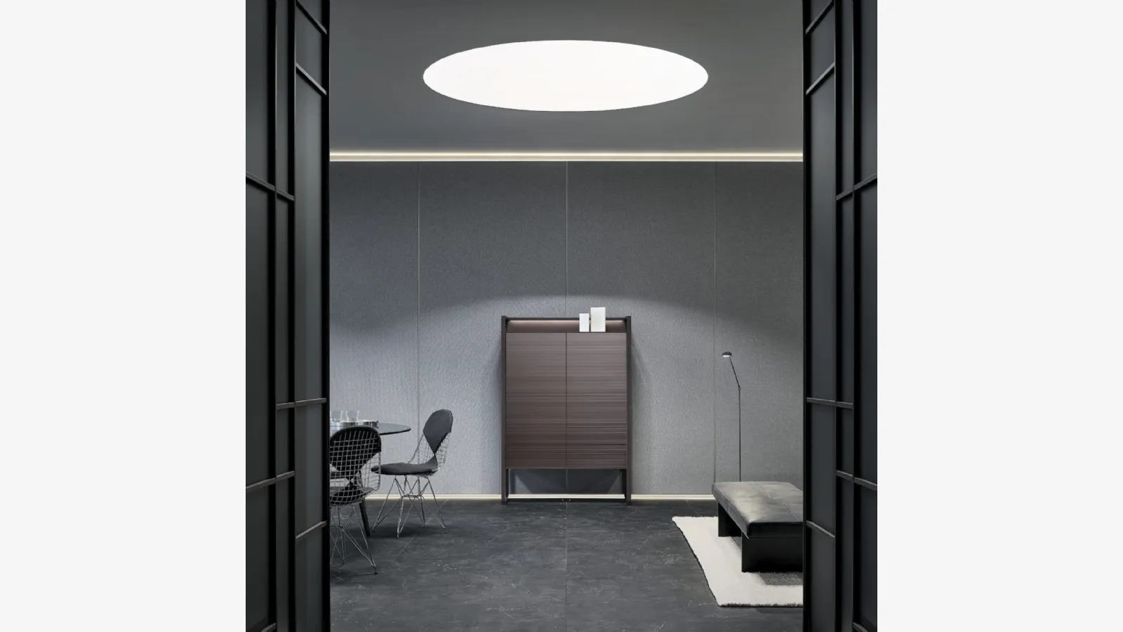 Rimadesio'nun Mor Rialto Amber Glossy