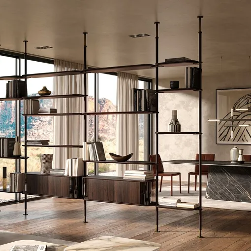 Cattelan Italia'nın Harbour bölme kitaplığı.