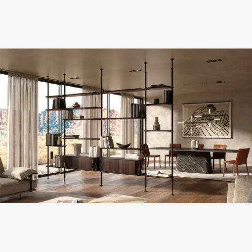 Cattelan Italia'nın Harbour bölme kitaplığı.