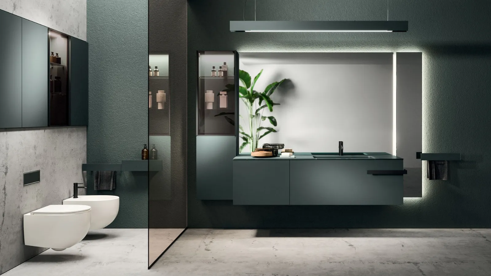 Arrital Lympha 03 Duvar Montajlı Banyo Dolabı