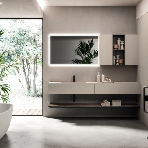 Arrital Lympha 04 Duvar Montajlı Banyo Mobilyası