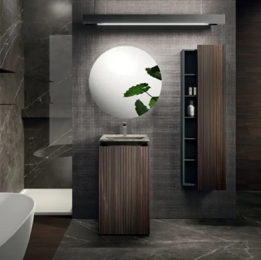Arrital'ın Meşe Lympha 09 Yerden Banyo Mobilyası