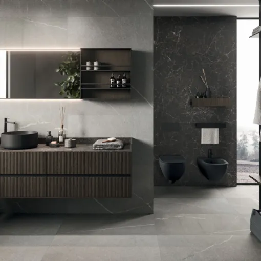 Arrital Rovere Cacao 09 Modo Project askılı banyo mobilyası