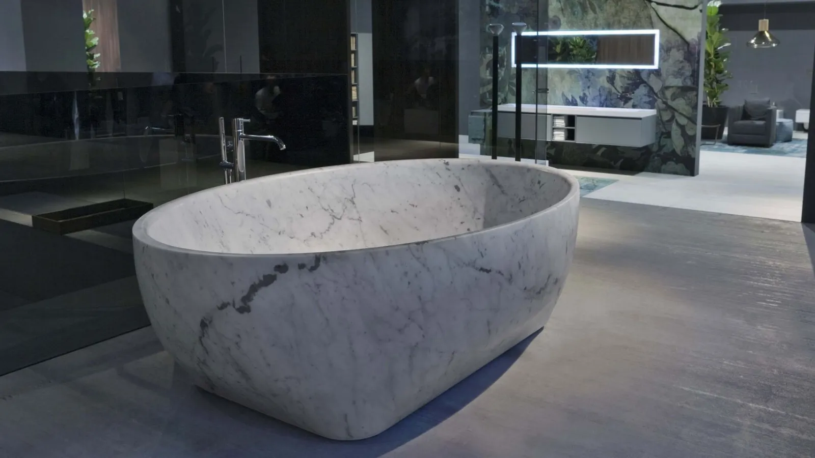 Antoniolupi Solidea Carrara Mermeri Banyo Havuzu