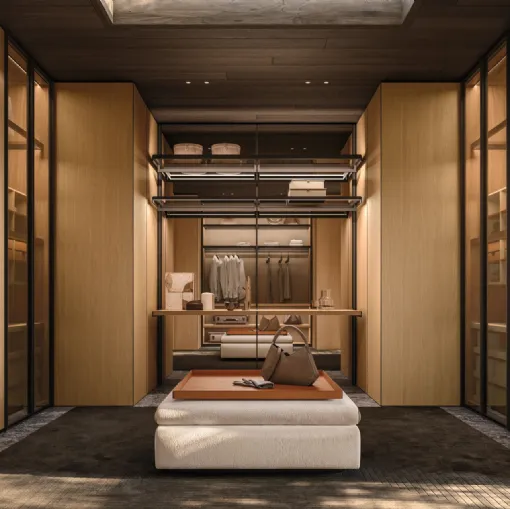 Molteni & C Rovere Gliss Master Giyinme Odası